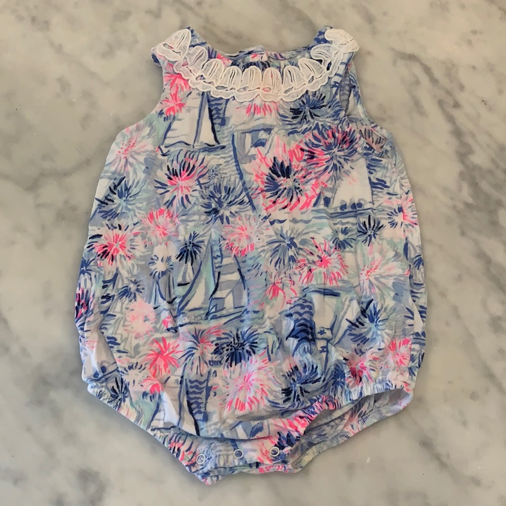Lilly Pulitzer 6-12 Months Cotton Bubble